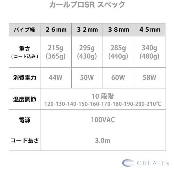 画像5: クレイツイオン カールプロSR 45mm C73315-- (5)