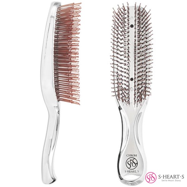 画像2: エスハートエス スカルプブラシ クロム【送 料無料】-- (2)