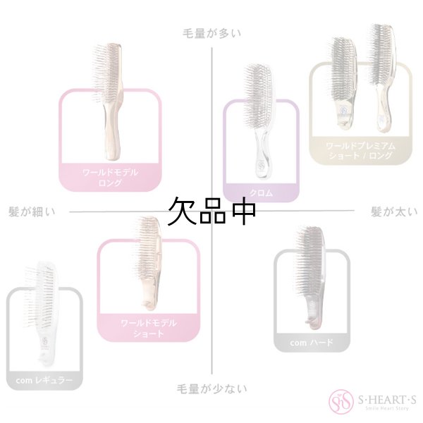 画像4: エスハートエス スカルプブラシ ワールドプレミアム ロング パープル【送 料無料】-- (4)