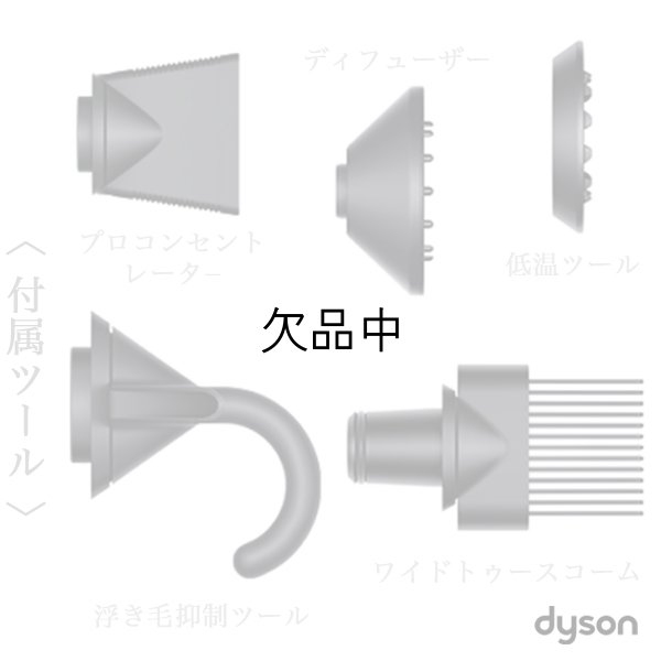 画像2: ダイソン Supersonic ヘアドライヤー プロモデル(ブライトコッパー)HD12 SVC【送 料無料】-- (2)