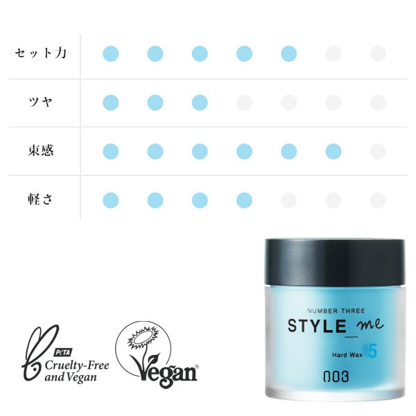 画像2: ナンバースリー スタイルミー ハード ワックス 50g-- (2)