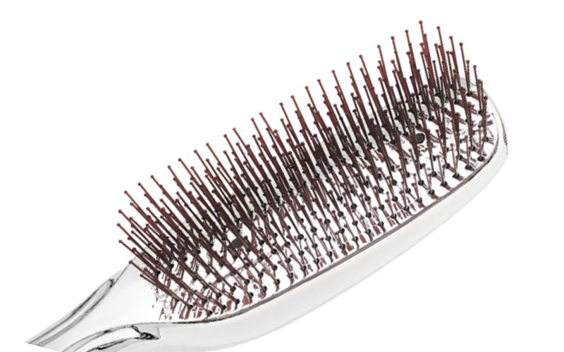 スカルプブラシ　クロム