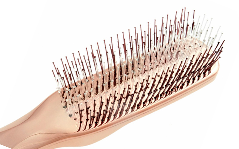 スカルプブラシ ワールドモデル ロング ピンクゴールド