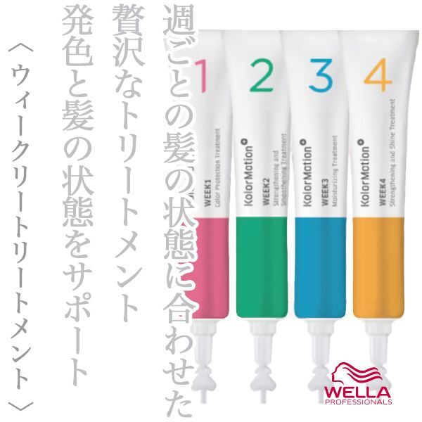 ウエラ カラーモーション+ 4ウィーク プログラム 20ml×4